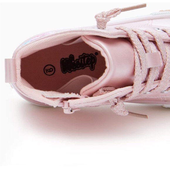 Weestep Girls Toddler/Little Kid Glitter Sneaker Shoe - Picture 7 of 7